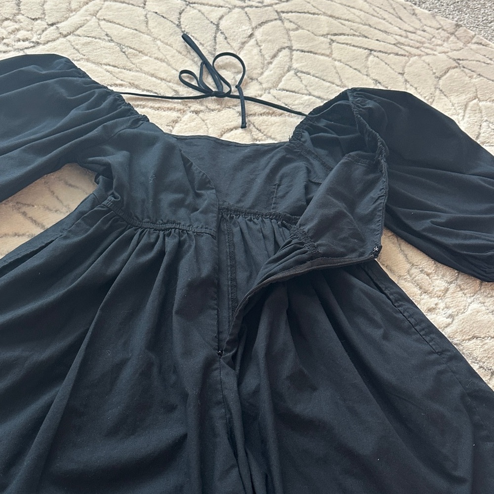 Abercrombie & Fitch Black Puff Sleeve Romper - Picture 10 of 12